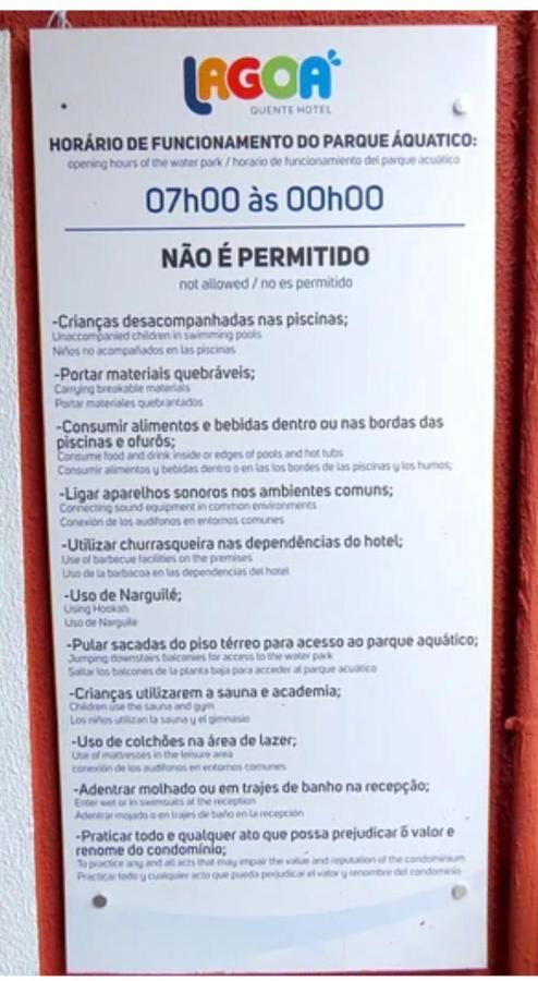 Lagoa Quente Hotel, Caldas Novas Go, Flat 357 Luaran gambar